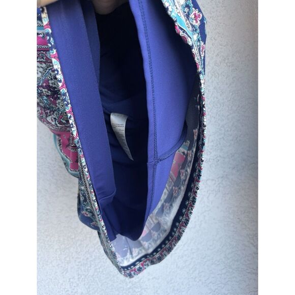 Chico’s Medallion Print Tie Sleeve Dress - Size 1= Medium Or 8 - Multicolored - Picture 8 of 11